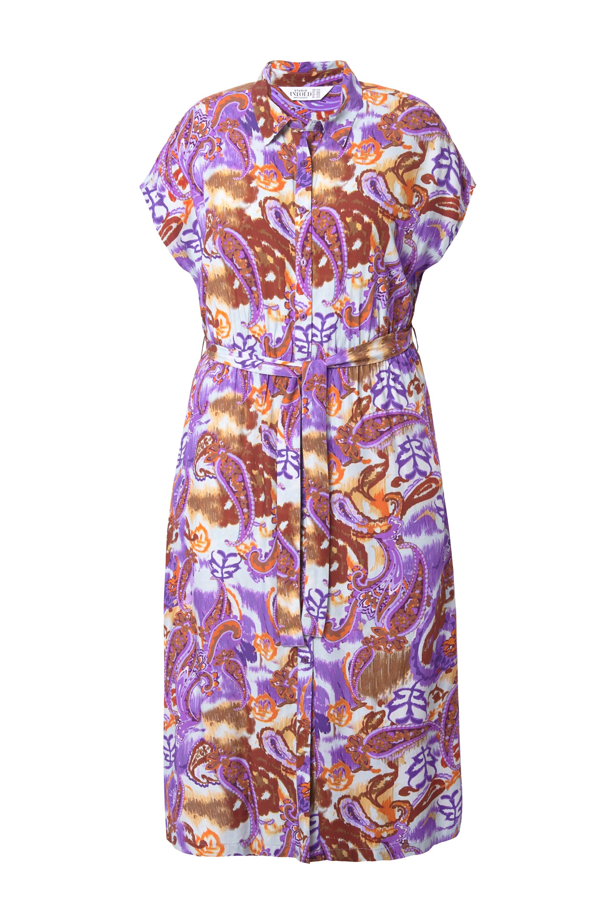 Studio Untold Oversized jurk in Gemengde kleuren: voorkant