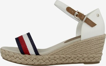 balts TOMMY HILFIGER Siksniņsandales