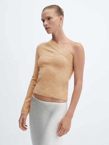 MANGO Pullover 'NIVELA' i brun: forside