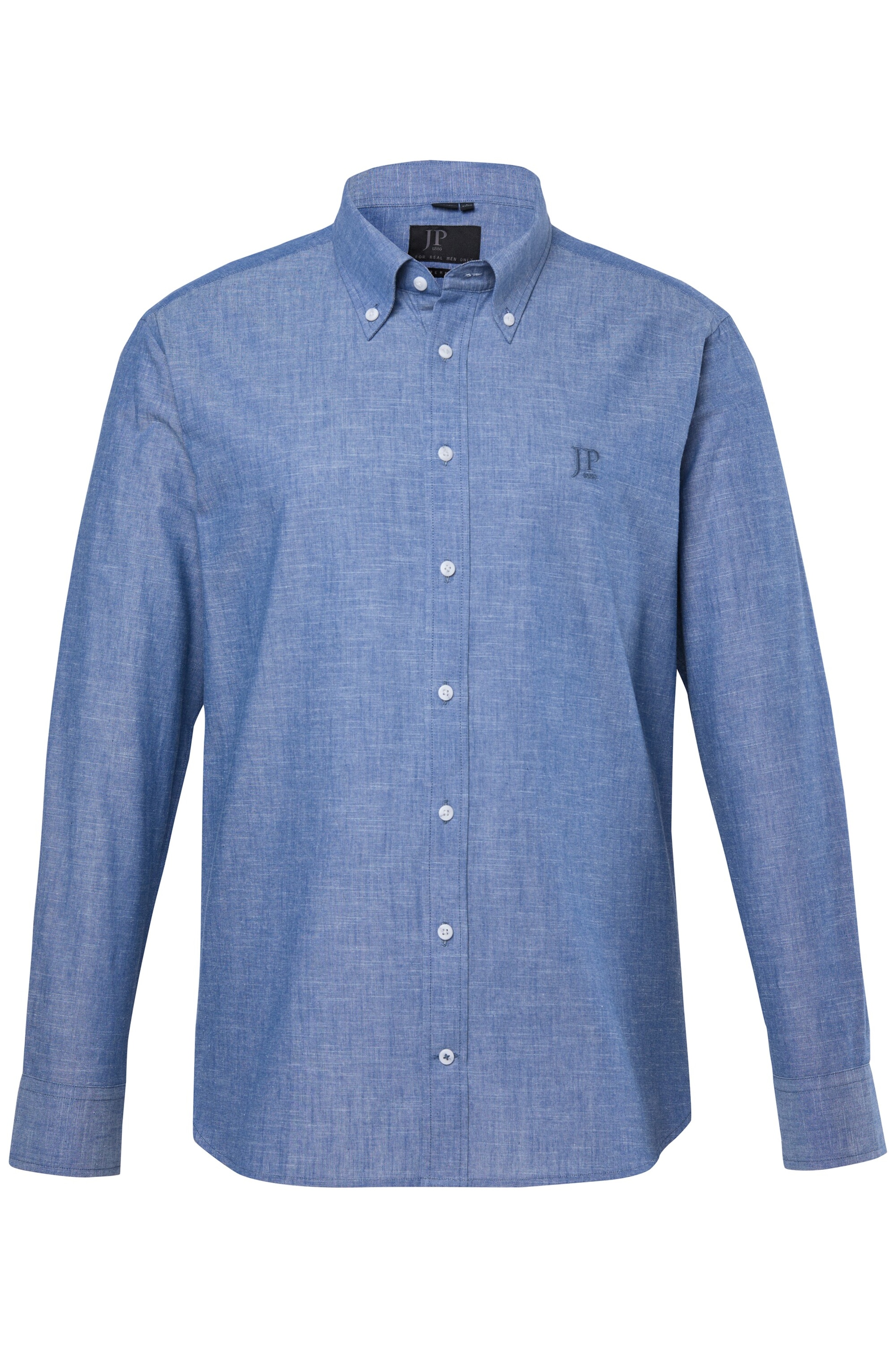 JP1880 Overhemd in Blauw: voorkant