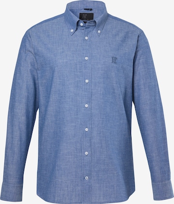 JP1880 Regular fit Button Up Shirt in Blue: front