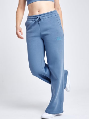 SPORTKIND Workout Pants 'Sweatpants Baumwolle' in Blue: front