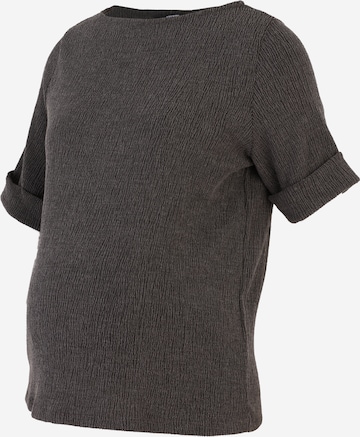 Vero Moda Maternity Bluse 'VMMLUNA' in Grau: Vorderseite