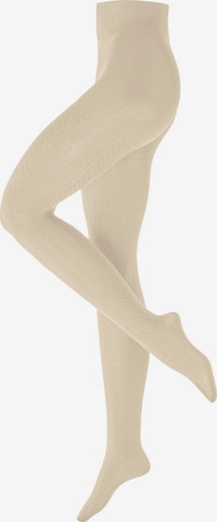 BURLINGTON Strumpfhose 'Cosy Cottage' in Beige: Vorderseite