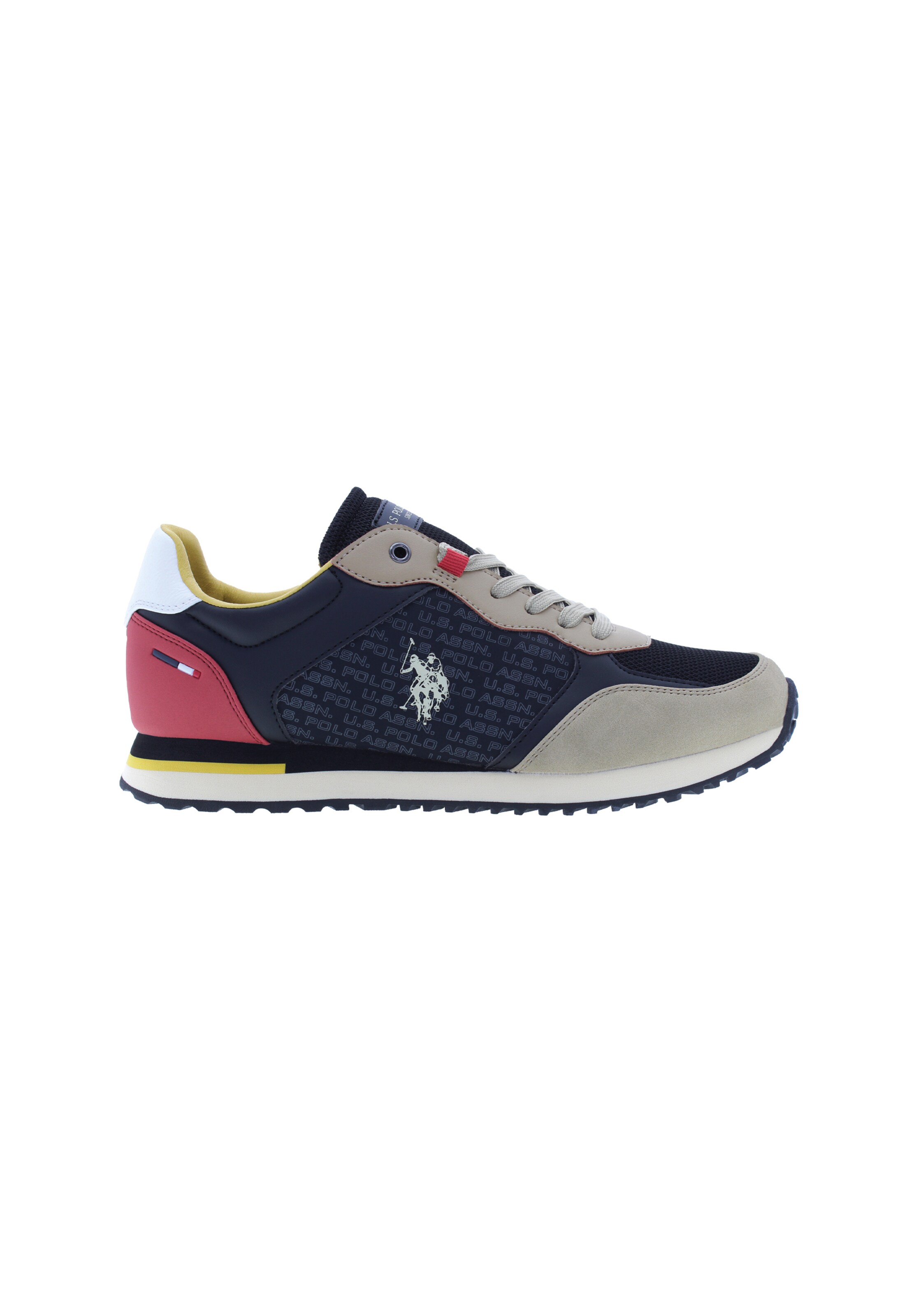 U.S. POLO ASSN. Sneakers laag 'Xirio' in Zwart