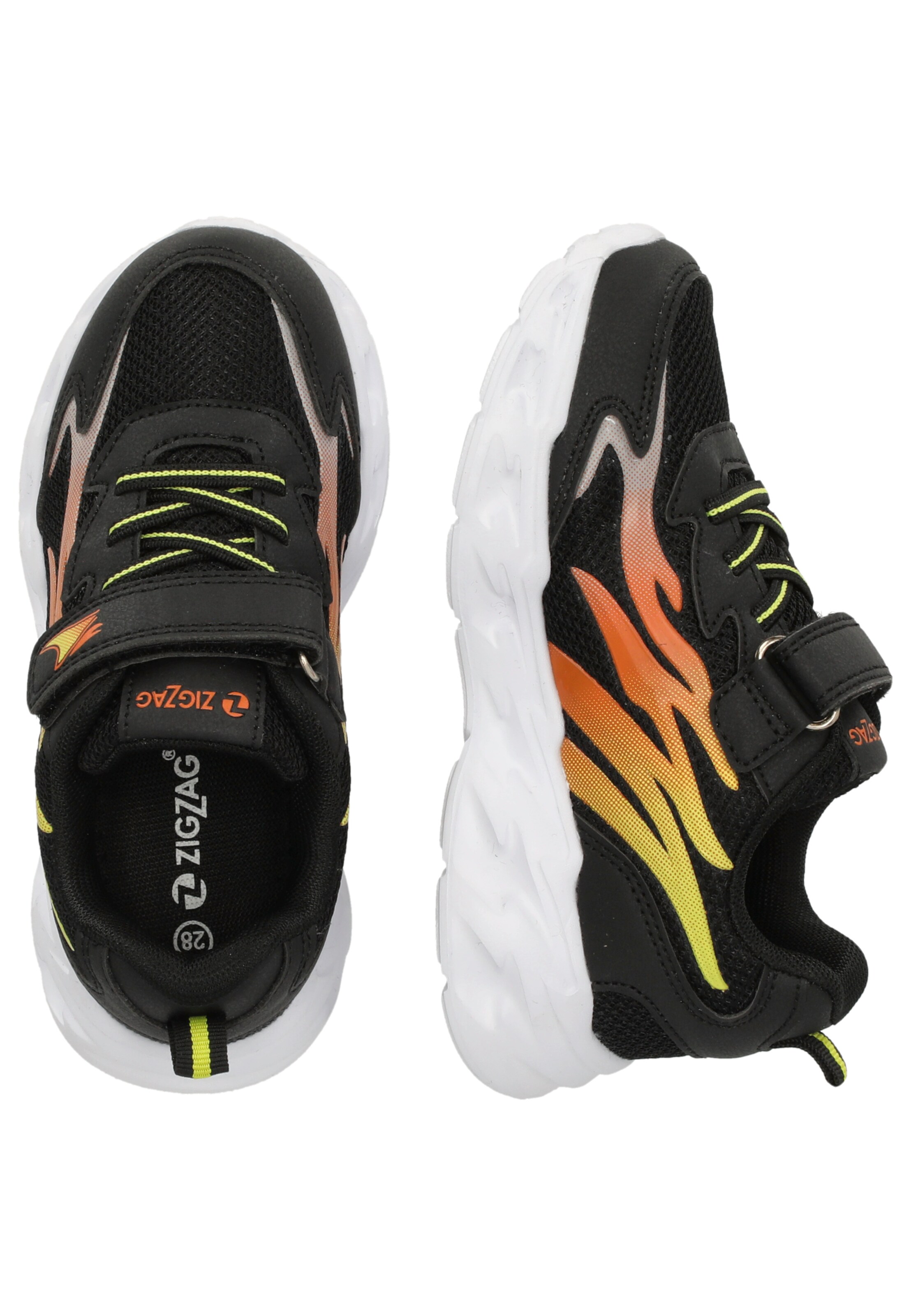 ZigZag Sneaker 'Gukal' in Schwarz