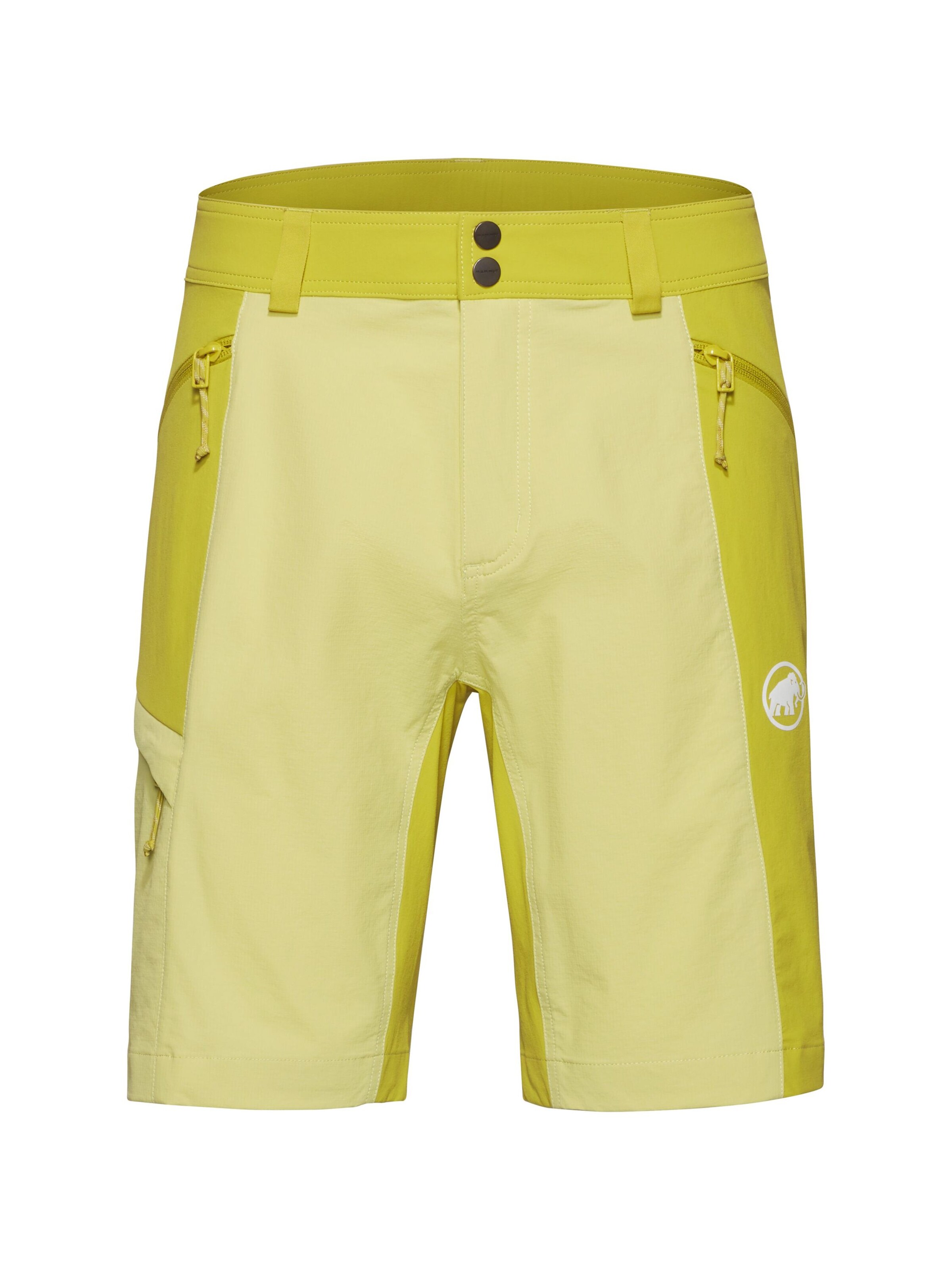 MAMMUT Outdoor Pants 'Ducan' in Yellow: front