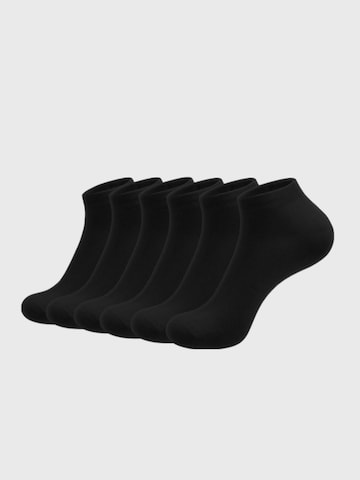 NERS Ankle Socks 'VELAN' in Black: front