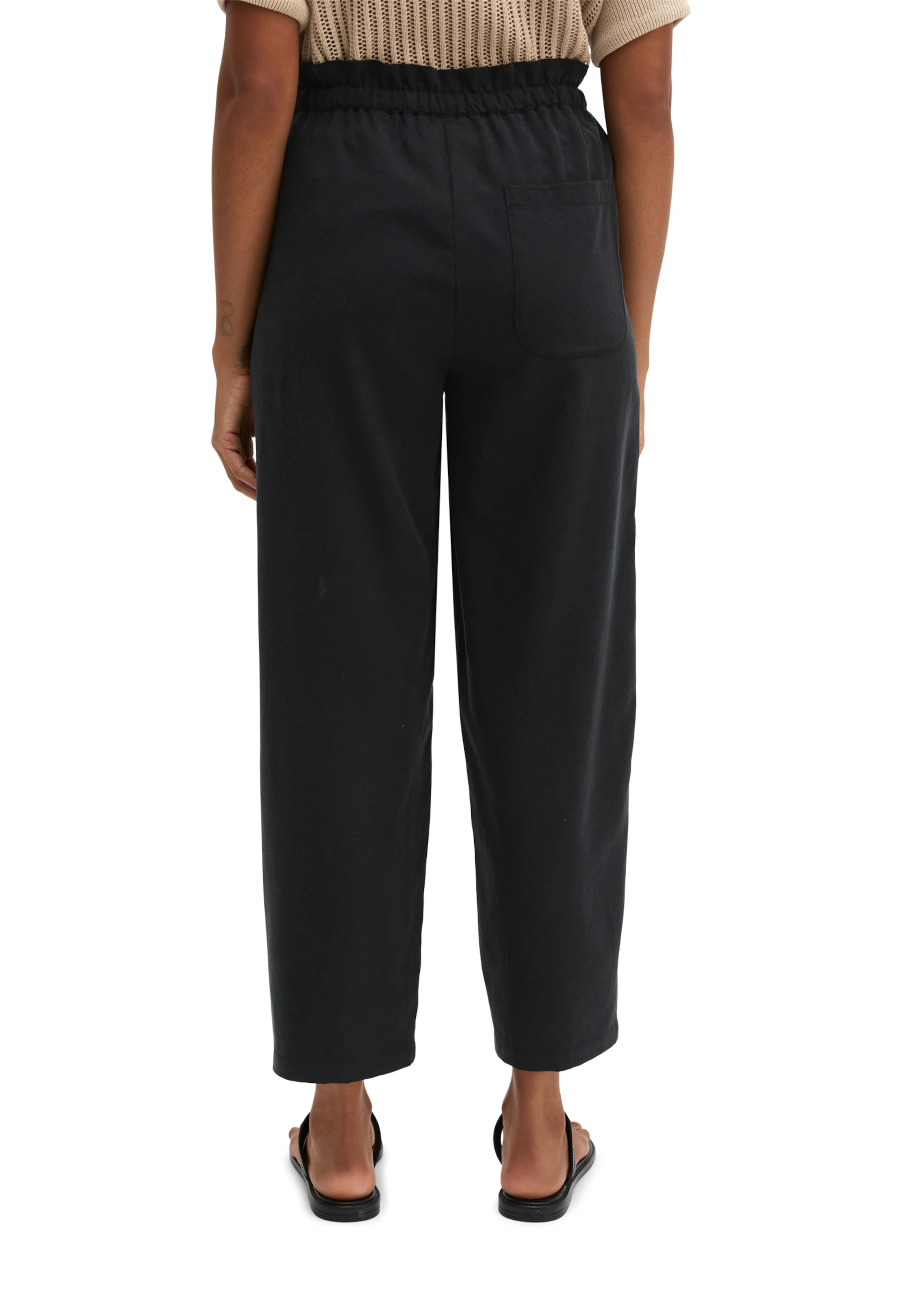 Marc O'Polo Loosefit Hose in Schwarz