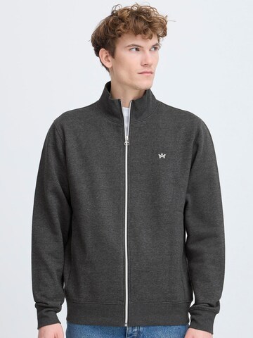 Kronstadt - Sudadera con cremallera 'Richards' en gris: frente