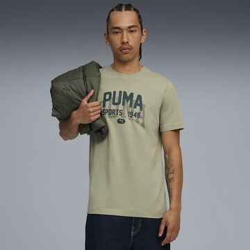PUMA T-Shirt in Grün: Vorderseite