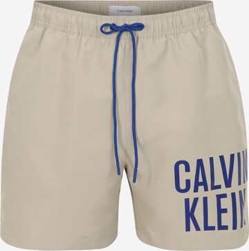 Shorts de bain Calvin Klein Swimwear en gris : devant