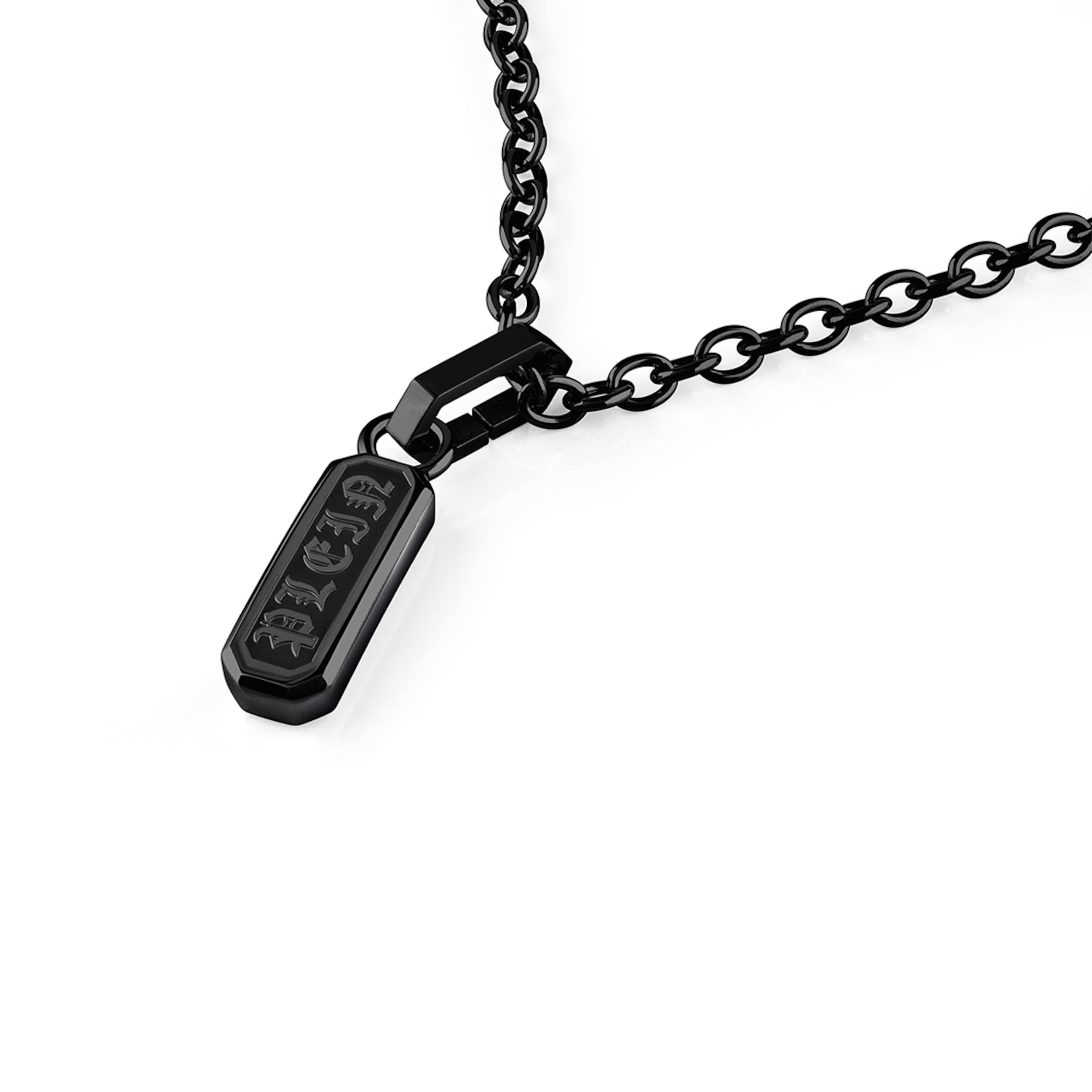 Chaîne 'Gothic' Philipp Plein Jewellery en noir