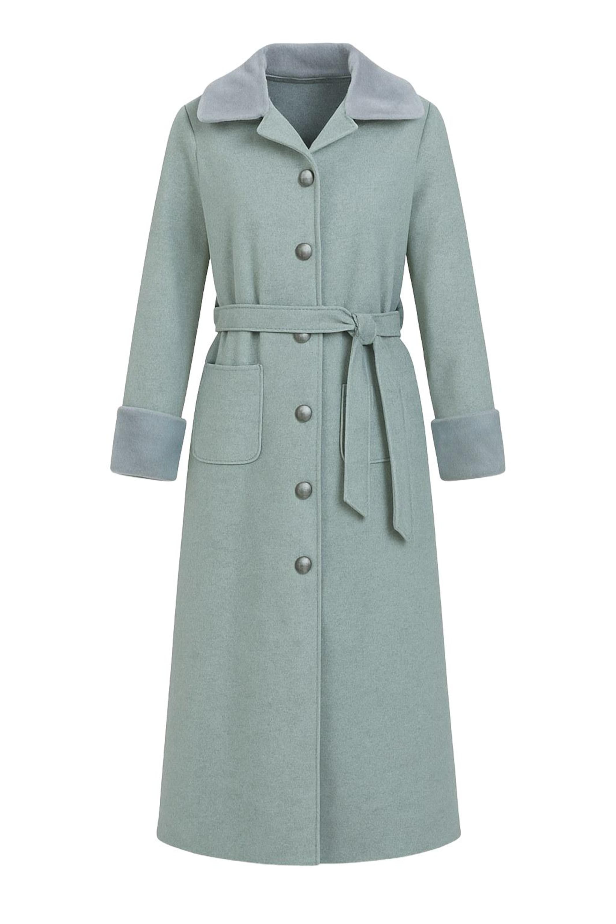 MODAMIHRAM Mantel in rauchgrau, Produktansicht