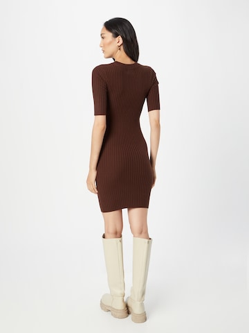 PIECES Dress 'CRISTA' in Brown