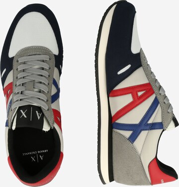 ARMANI EXCHANGE Platform trainers in Mixed colours
