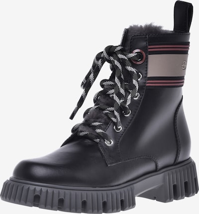 BALDININI Schnürstiefelette in taupe / pastellpink / schwarz, Produktansicht