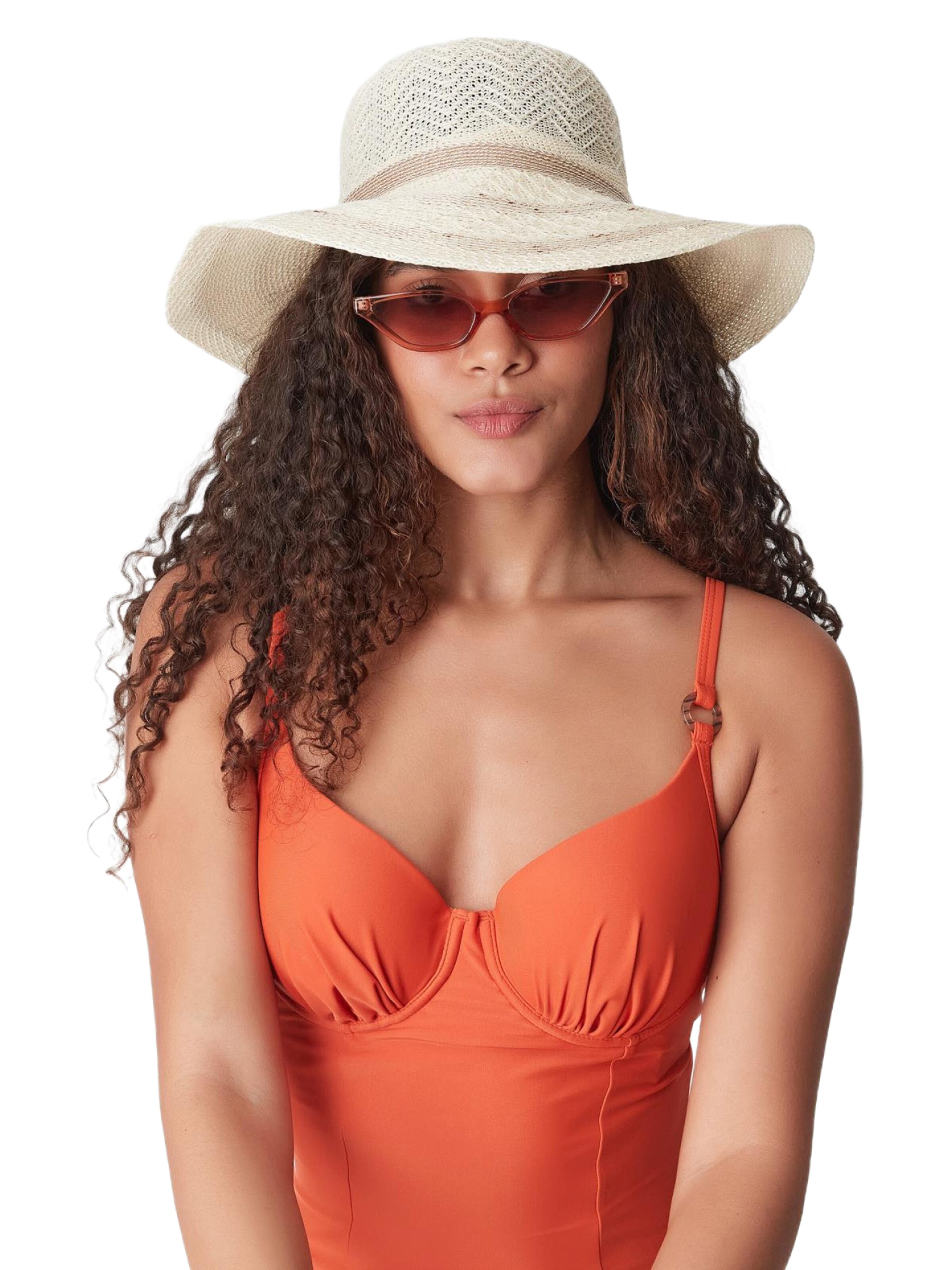 Chapeaux C&City en beige : devant