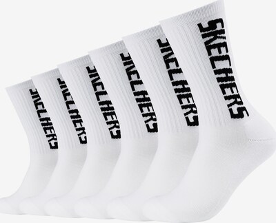 SKECHERS Sportsocken 'Cushioned' in schwarz / weiß, Produktansicht