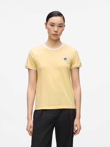 Karl Lagerfeld - Camiseta en amarillo: frente