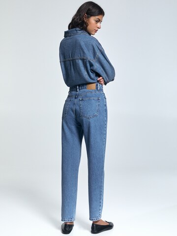 Pull&Bear Loosefit Jeans in Blau