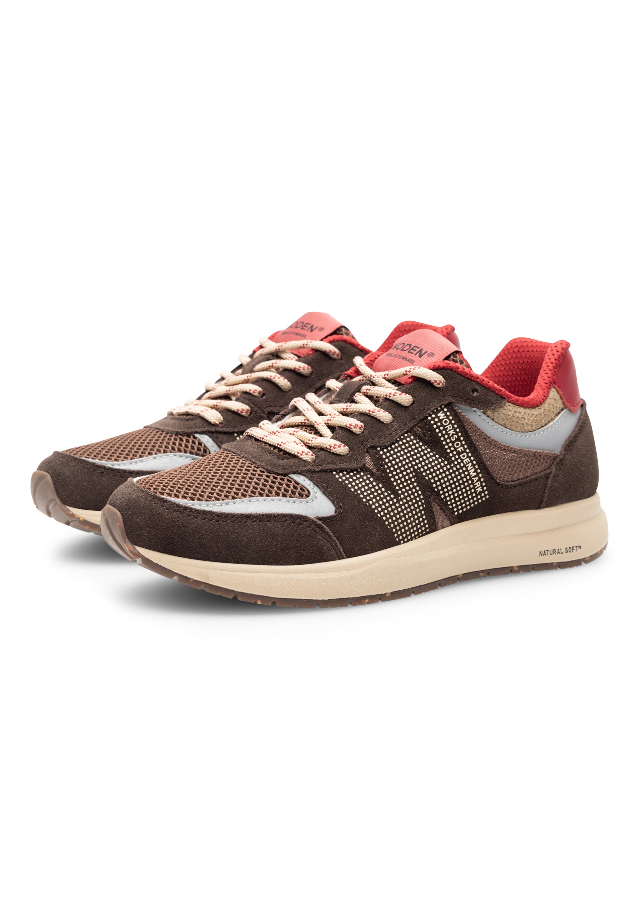 Baskets basses ' Rigmor ' WODEN en marron