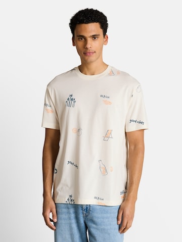 TOM TAILOR DENIM Shirt in White: front