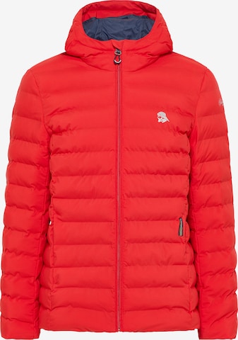 Schmuddelwedda Between-Season Jacket in Red: front