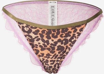 LOVE Stories Slip 'Wild Rose' u sivkasto bež / čokolada / maslinasta / lila, Pregled proizvoda