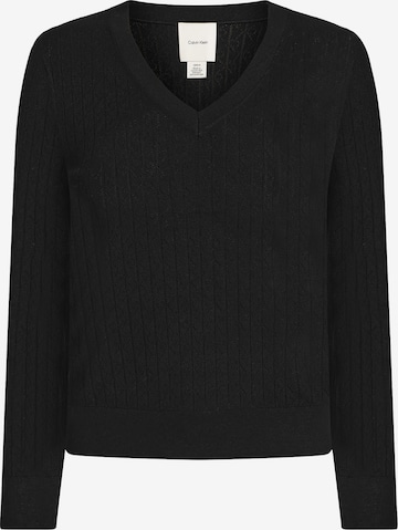 juoda Calvin Klein Megztinis: priekis