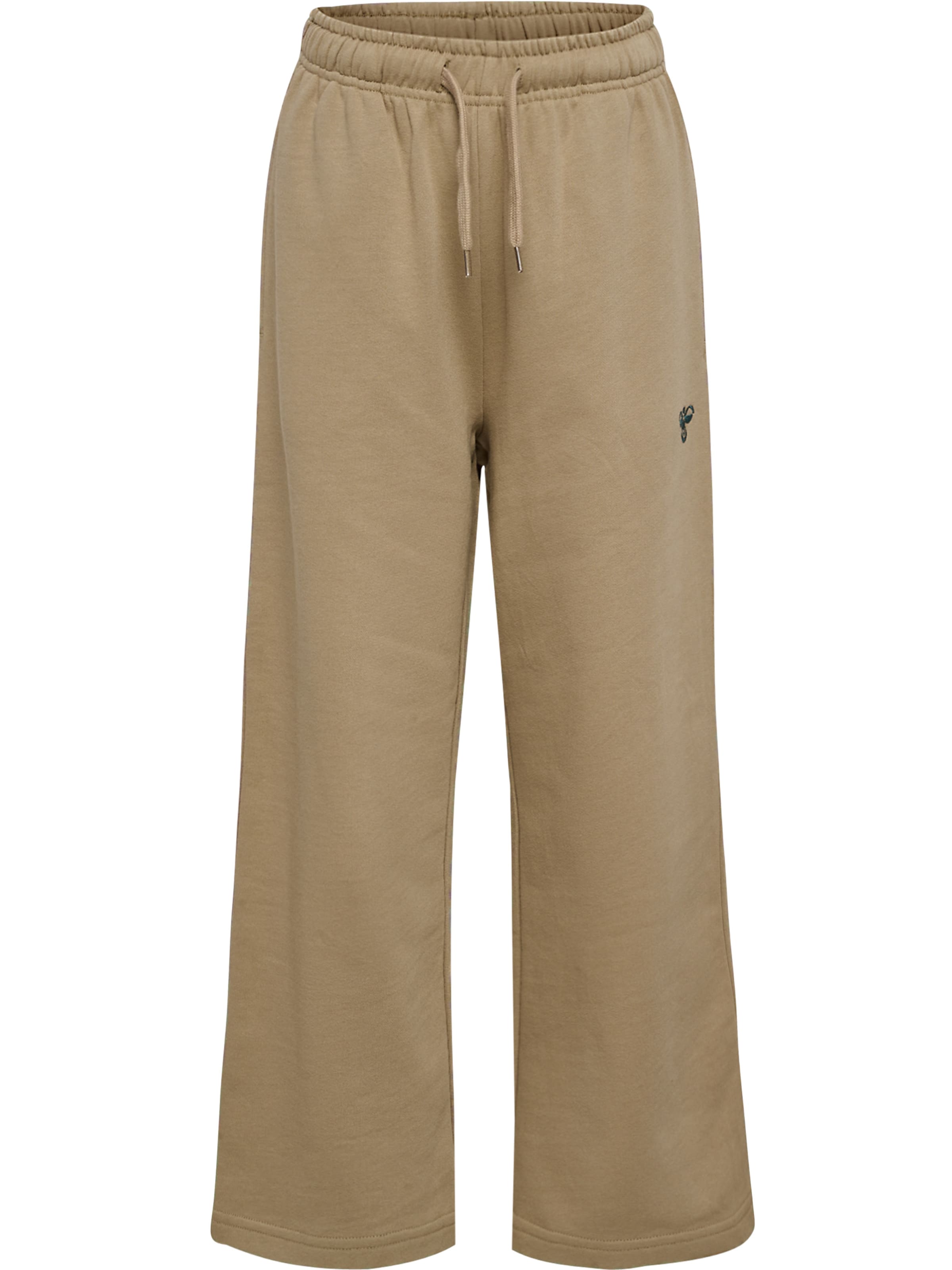 Hummel Wide leg Trousers 'Jump' in Brown: front