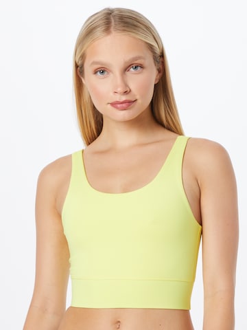 Hey Honey Bralette Sports Bra in Yellow: front