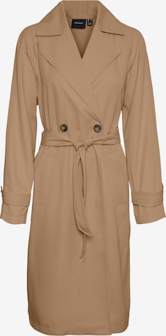 VERO MODA Between-seasons coat in Brown: front