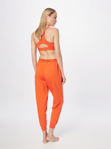 Calvin Klein Underwear Ozke Spodnji del pižame | oranžna barva