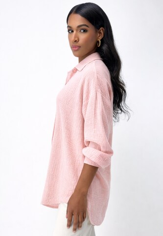 Chemisier Elara en rose