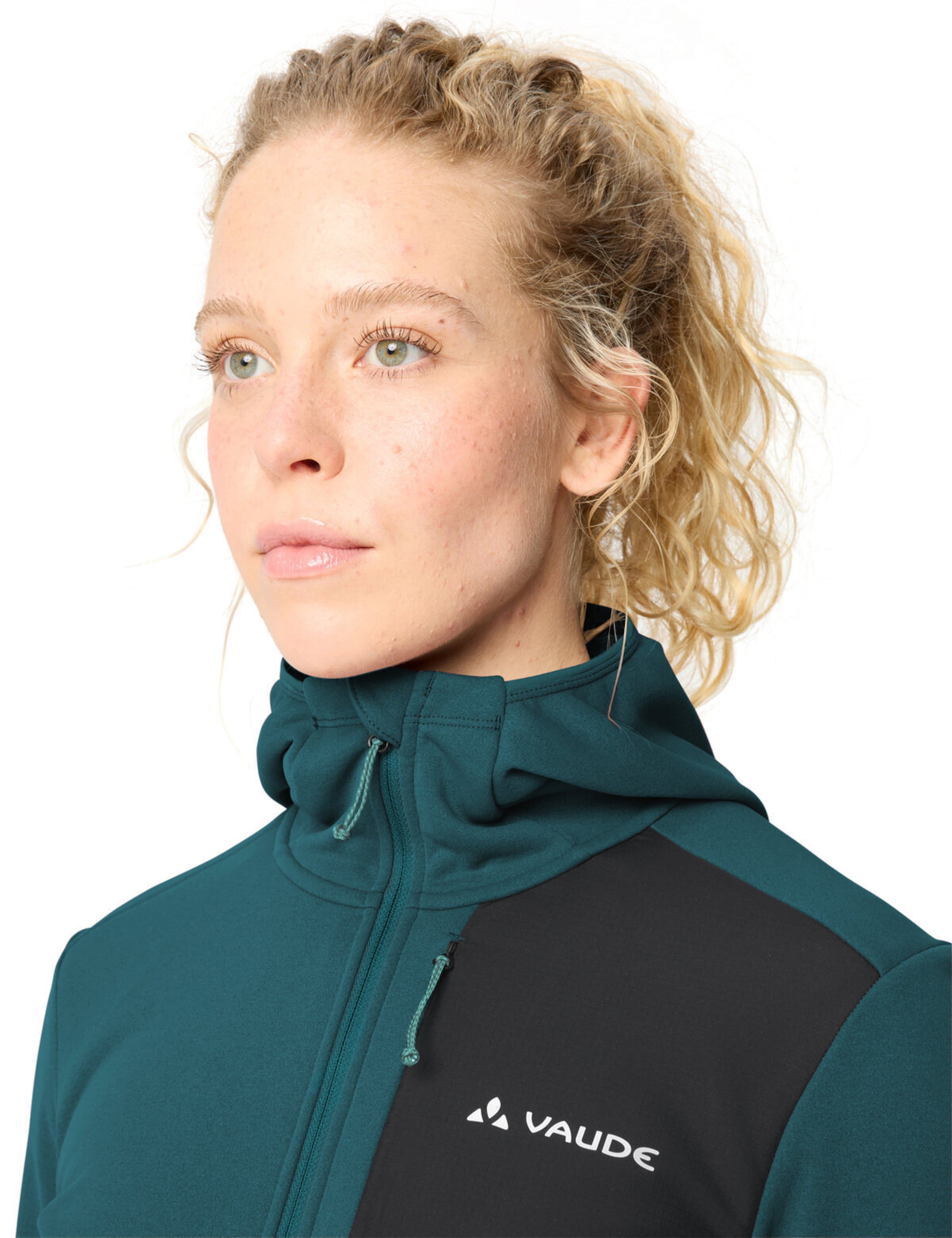 VAUDE Athletic fleece jacket 'Monviso III' in Green