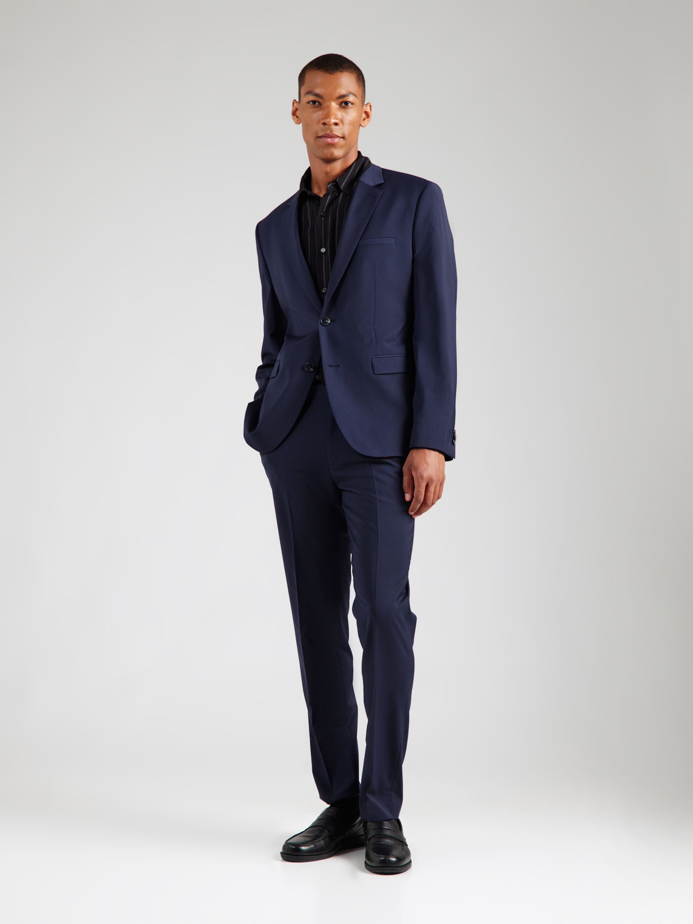HUGO Slim fit Suit 'Arti-Hesten253X-MH' in Dark Blue | ABOUT YOU