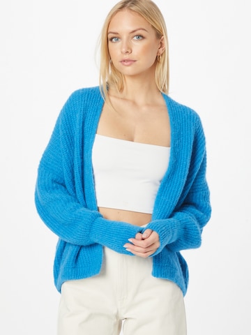 AMERICAN VINTAGE Knit Cardigan 'East' in Blue: front