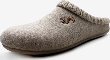thies Slippers 'thies 1856 ® Rec Cozy Slipper' in Beige: front