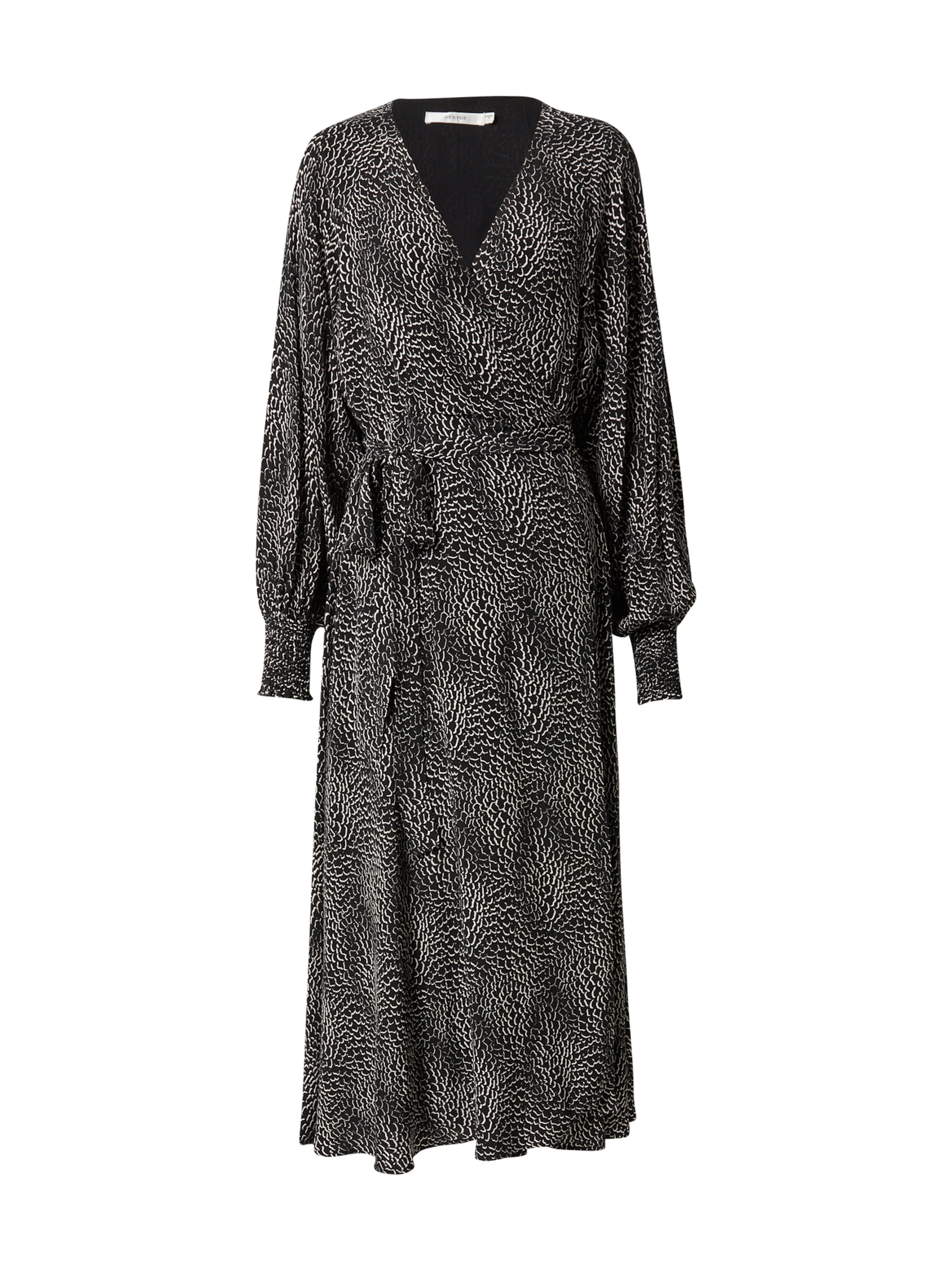 Abito camicia 'Marietta' di Gestuz in nero: frontale