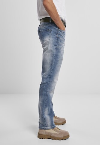 Brandit Regular Jeans 'Will' in Blauw