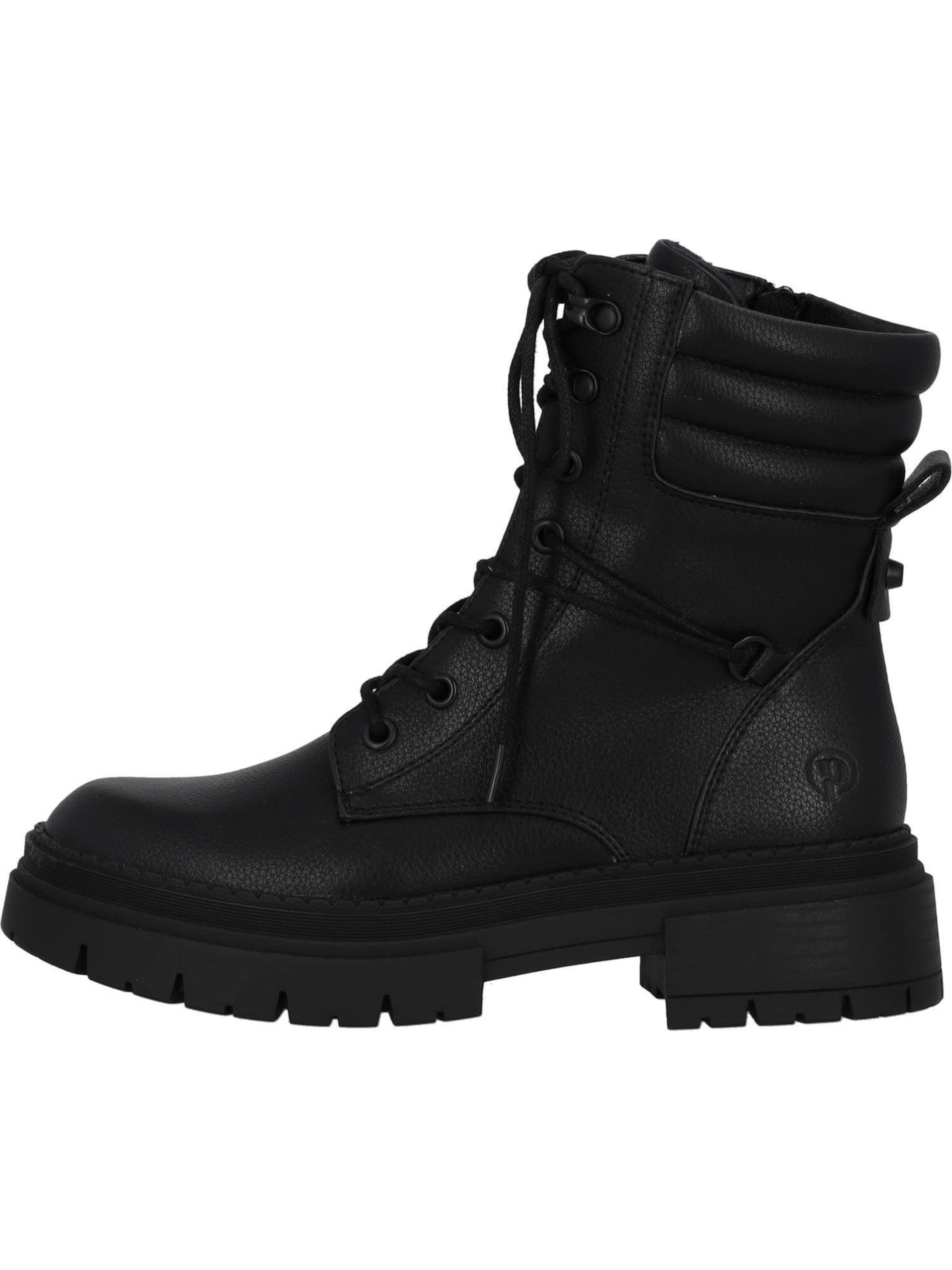 Palado Schnürstiefel 'Xibiela' in Schwarz