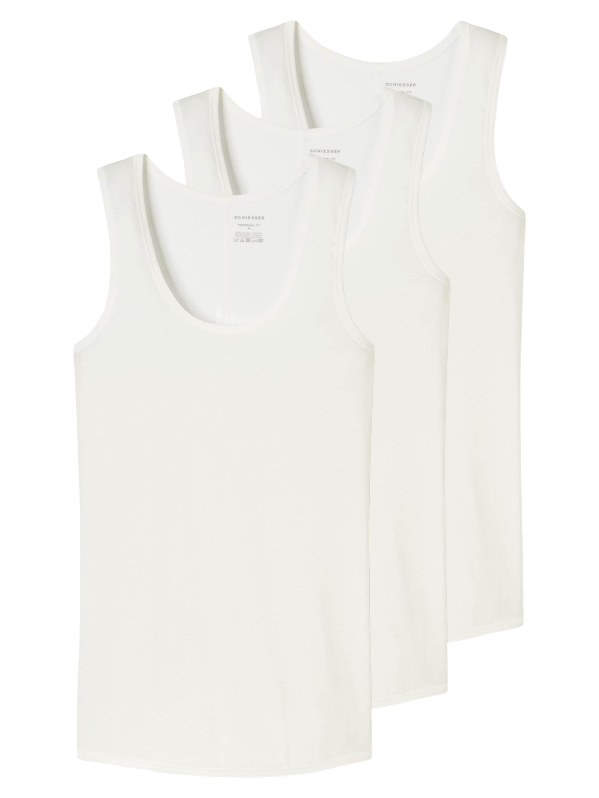 SCHIESSER Undershirt 'Personal Fit' in White: front