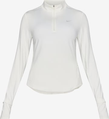 NIKE Функциональная футболка 'Swift' в Бежевый: спереди