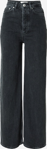 Samsøe Samsøe Wide Leg Jeans 'Shelly' i sort: forside