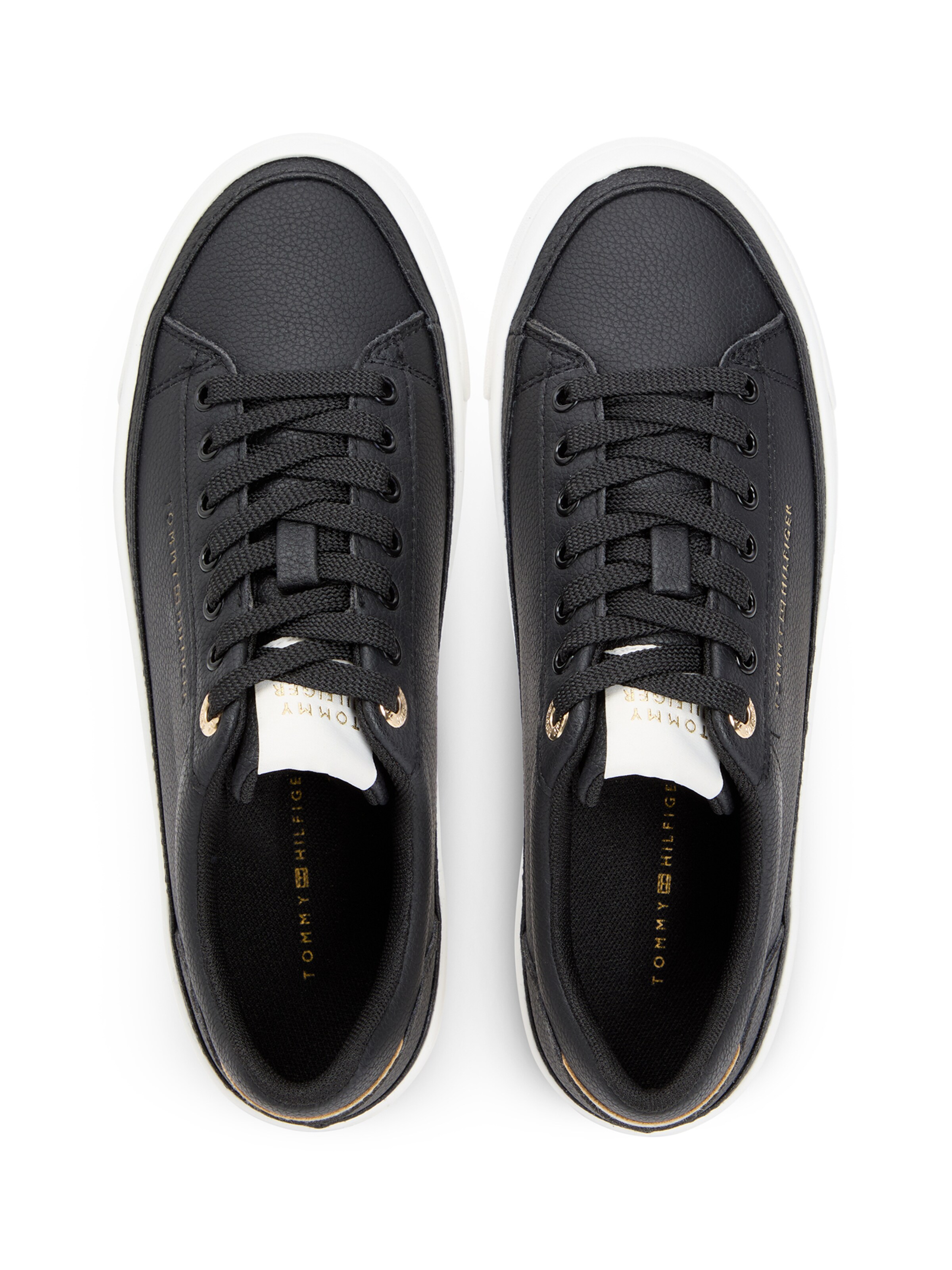 Sneaker low de la TOMMY HILFIGER pe negru