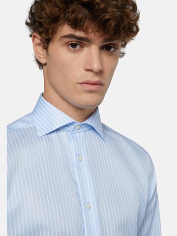 Coupe regular Chemise Boggi Milano en bleu