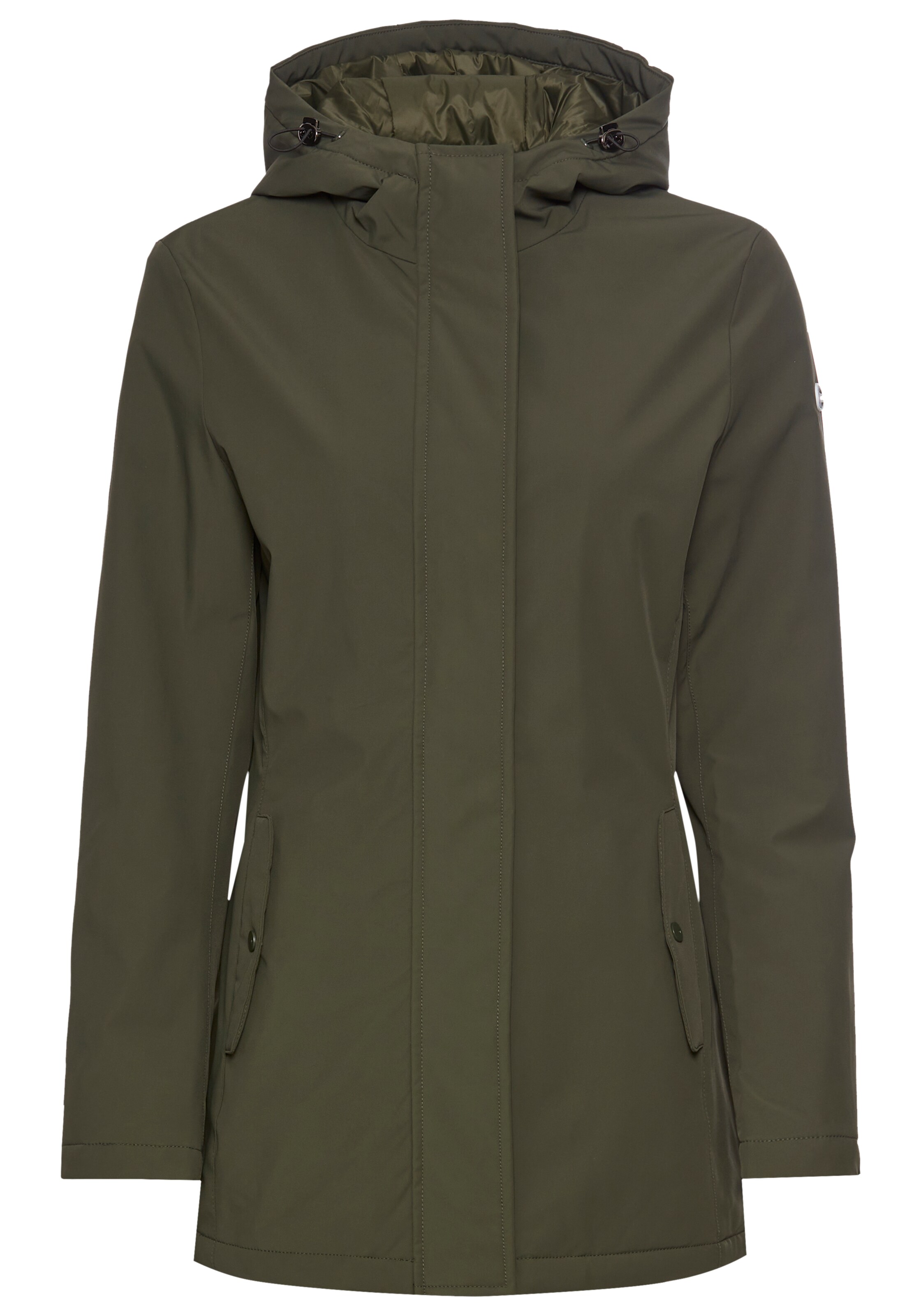 Champion Authentic Athletic Apparel Between-Seasons Coat in Green: front