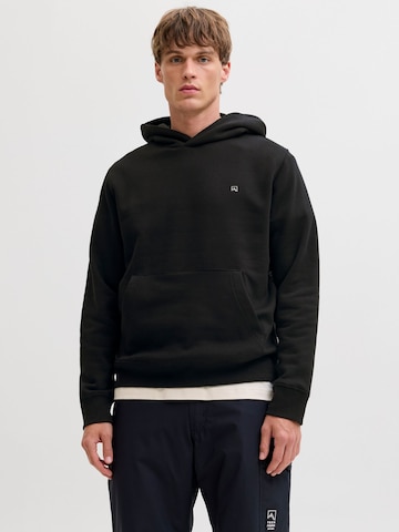Sweat-shirt 'JJAW25' JACK & JONES en noir : devant