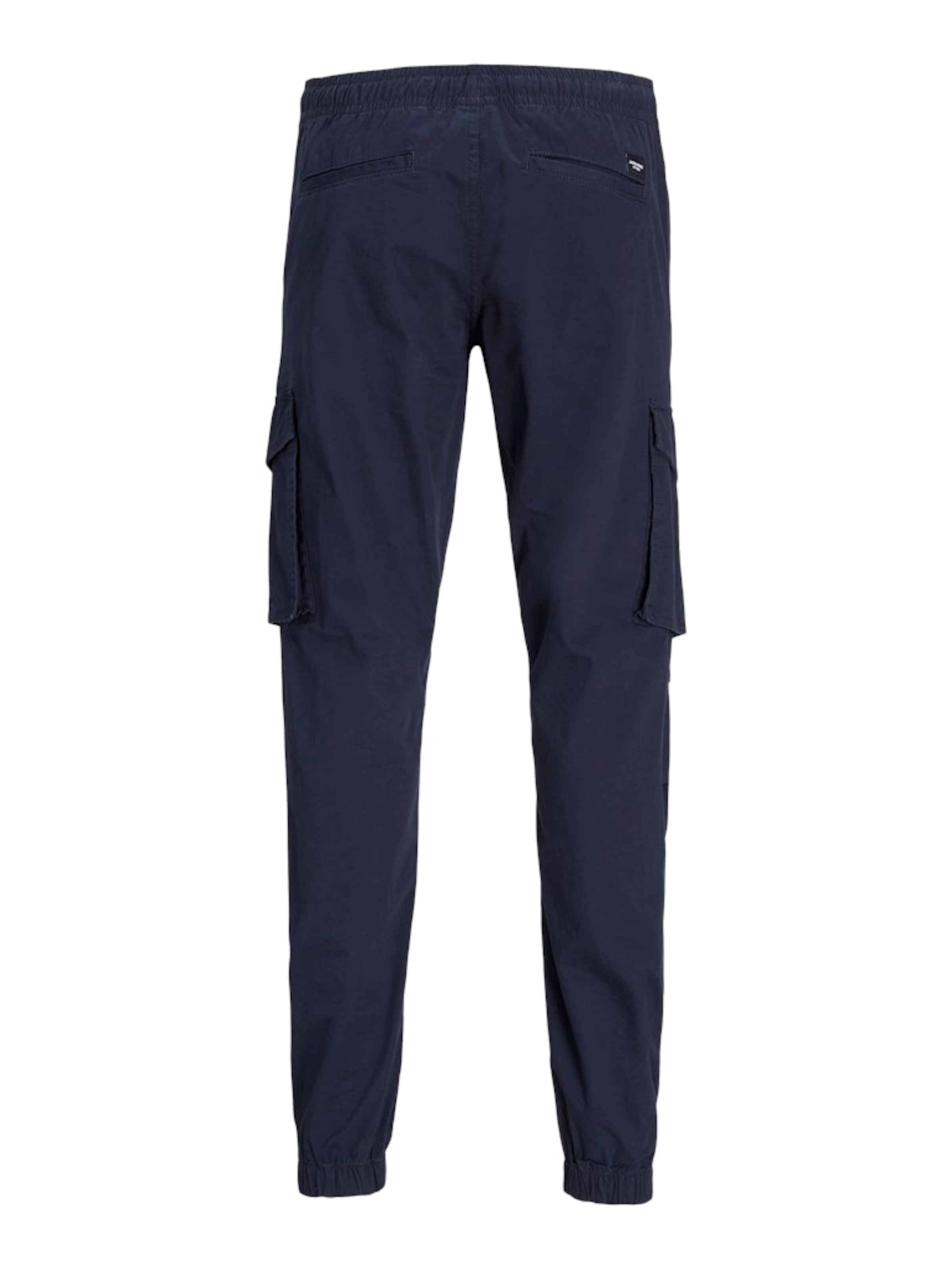 Tapered Pantaloni cu buzunare 'JPSTKane Noah' de la JACK & JONES pe albastru